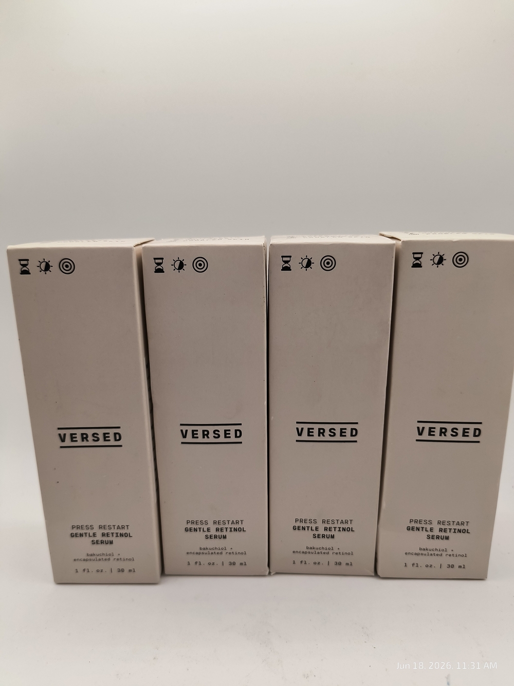 Versed Press Restart Gentle Retinol Serum — 4 Boxes 1 Floz Each BULK Available